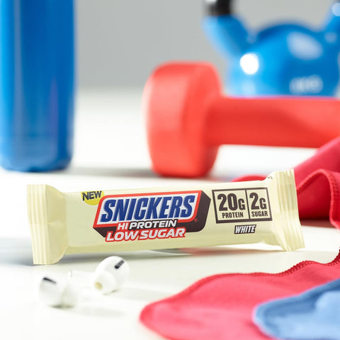 Snickers White alacsony cukortartalmú, magas fehérjetartalmú szelet 57g
