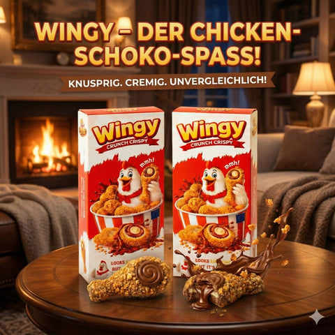 Wingy Crunch Ropogós csokoládé 50g – Szórakoztató nassolnivaló