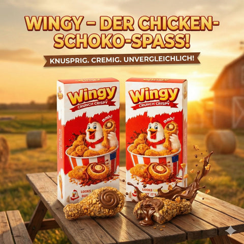 Wingy Crunch Ropogós csokoládé 50g – Szórakoztató nassolnivaló