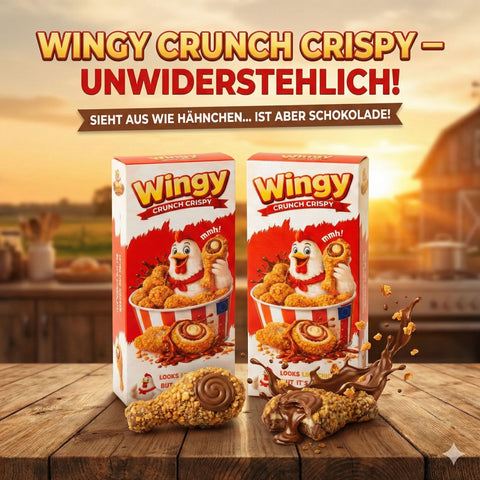 Wingy Crunch Ropogós csokoládé 50g – Szórakoztató nassolnivaló