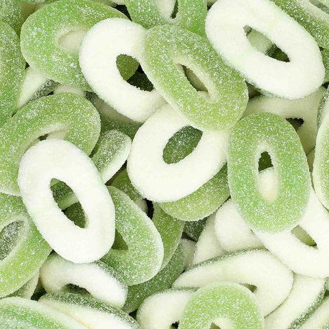 Trolli - Savanyú alma karika - Gumicukor - 150 darab, 1,2kg