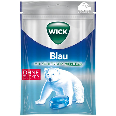 Wick Blau cukormentes 72g