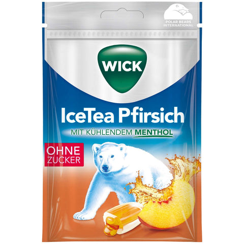 Wick IceTea Őszibarack cukor nélkül 72g