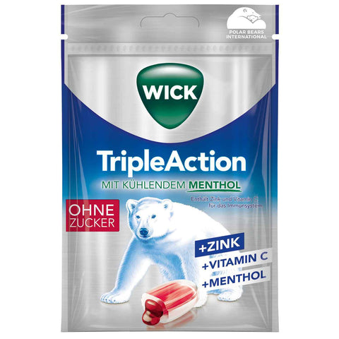 Wick TripleAction cukormentes 72g