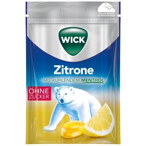 Wick citrom cukor nélkül 72g
